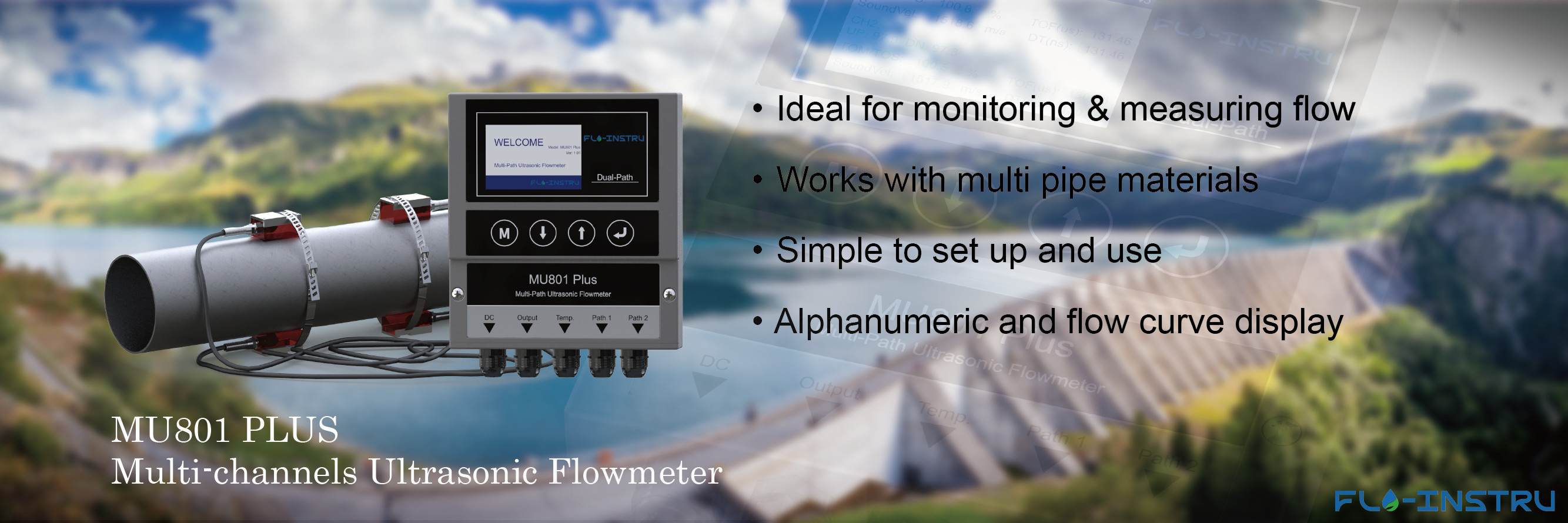 Jakość Ultradźwiękowy przepływometer z zaciskiem fabryka